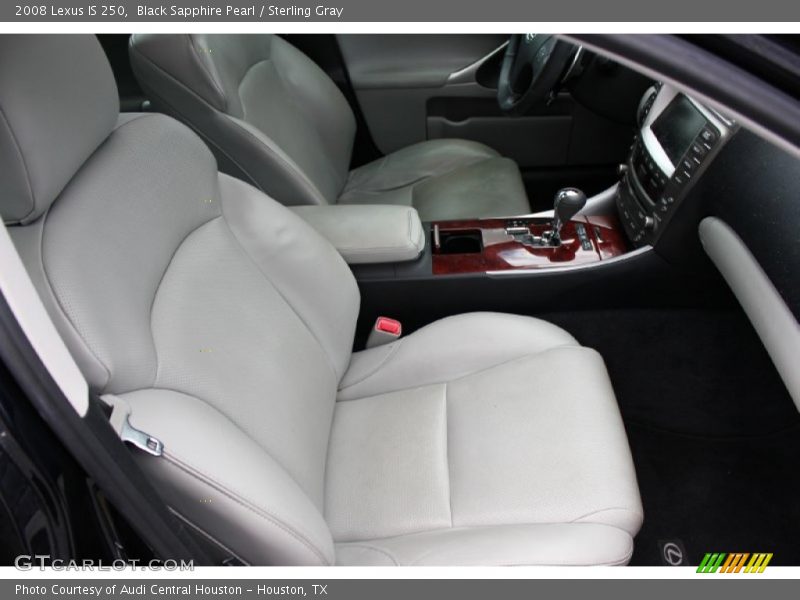 Black Sapphire Pearl / Sterling Gray 2008 Lexus IS 250