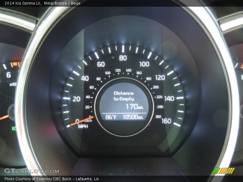 Metal Bronze / Beige 2014 Kia Optima LX