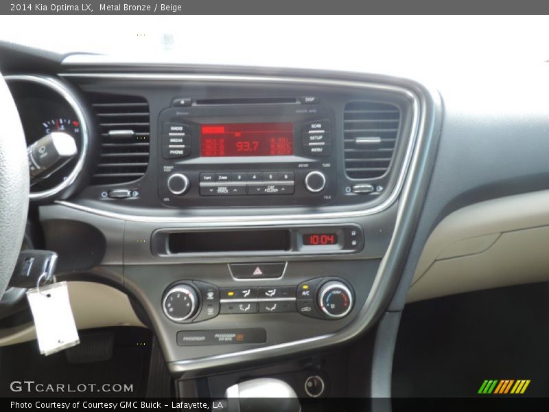 Metal Bronze / Beige 2014 Kia Optima LX