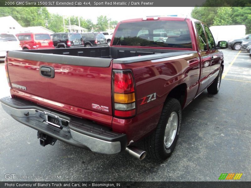 Sport Red Metallic / Dark Pewter 2006 GMC Sierra 1500 SLT Extended Cab 4x4