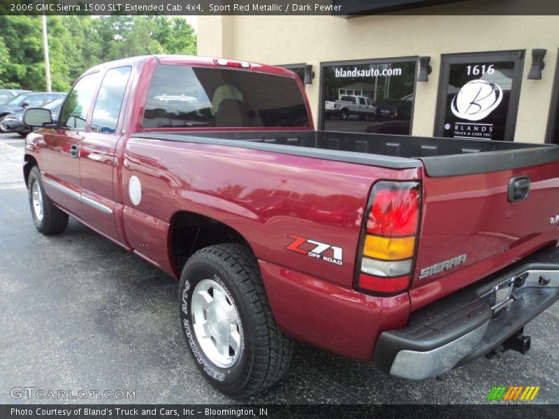 Sport Red Metallic / Dark Pewter 2006 GMC Sierra 1500 SLT Extended Cab 4x4