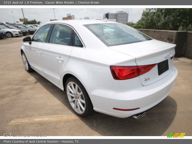 Glacier White Metallic / Chestnut Brown 2015 Audi A3 1.8 Premium