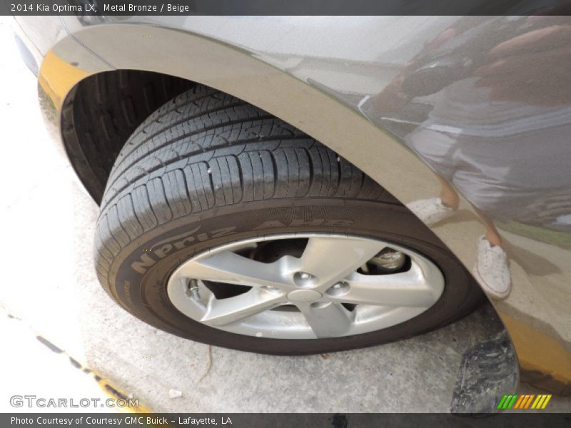 Metal Bronze / Beige 2014 Kia Optima LX