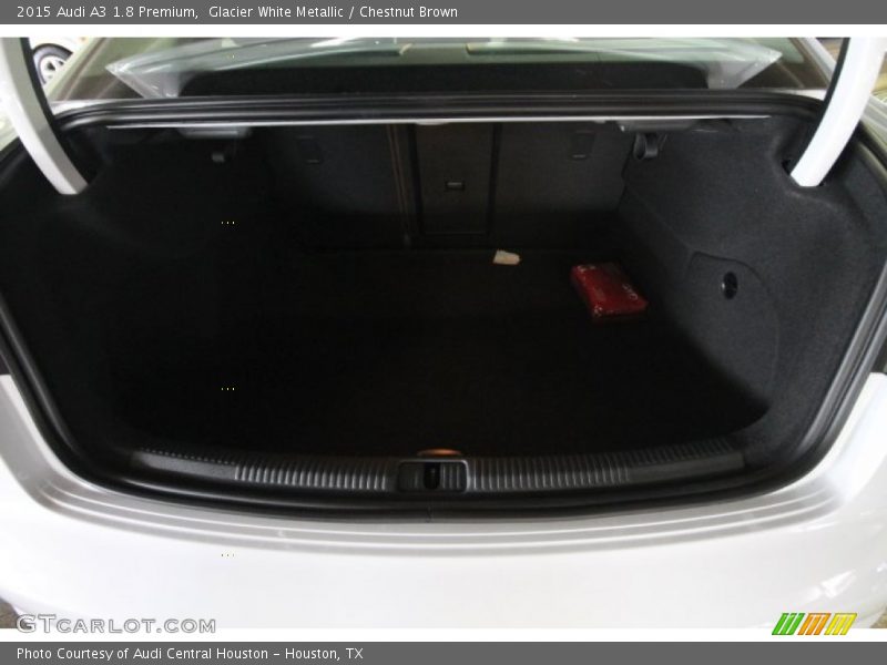 Glacier White Metallic / Chestnut Brown 2015 Audi A3 1.8 Premium