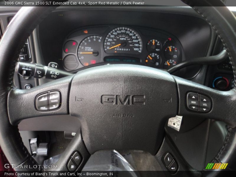  2006 Sierra 1500 SLT Extended Cab 4x4 Steering Wheel