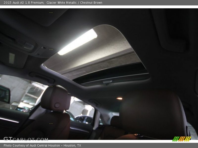 Glacier White Metallic / Chestnut Brown 2015 Audi A3 1.8 Premium