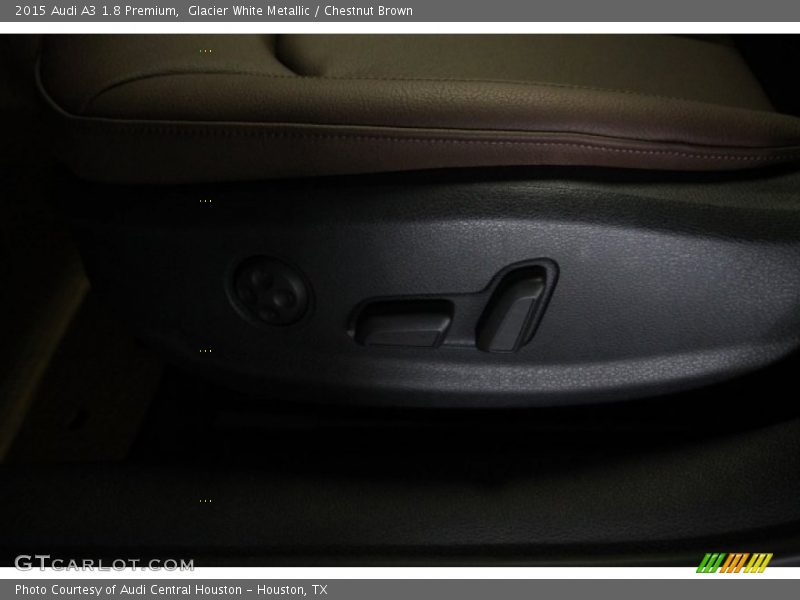 Glacier White Metallic / Chestnut Brown 2015 Audi A3 1.8 Premium