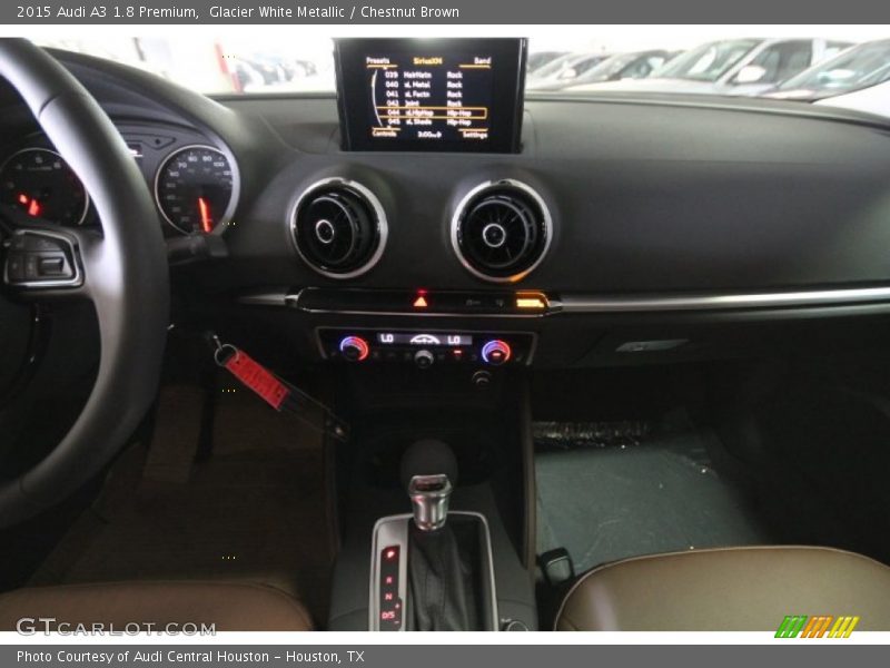 Glacier White Metallic / Chestnut Brown 2015 Audi A3 1.8 Premium