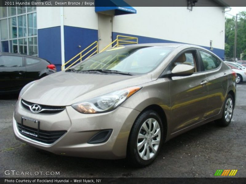 Desert Bronze / Beige 2011 Hyundai Elantra GLS