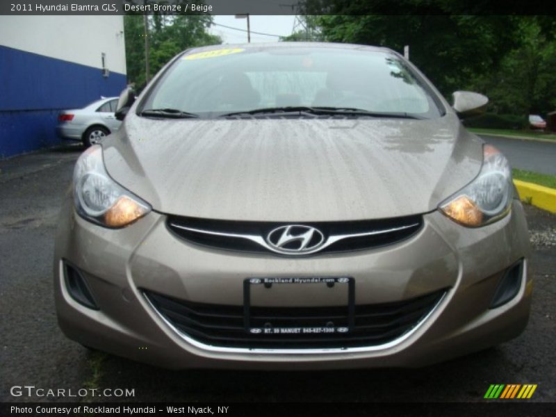 Desert Bronze / Beige 2011 Hyundai Elantra GLS