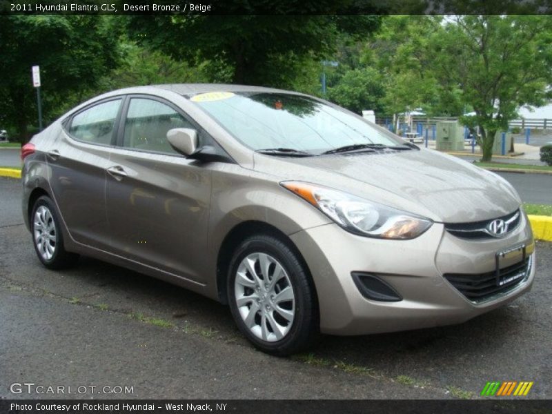 Desert Bronze / Beige 2011 Hyundai Elantra GLS