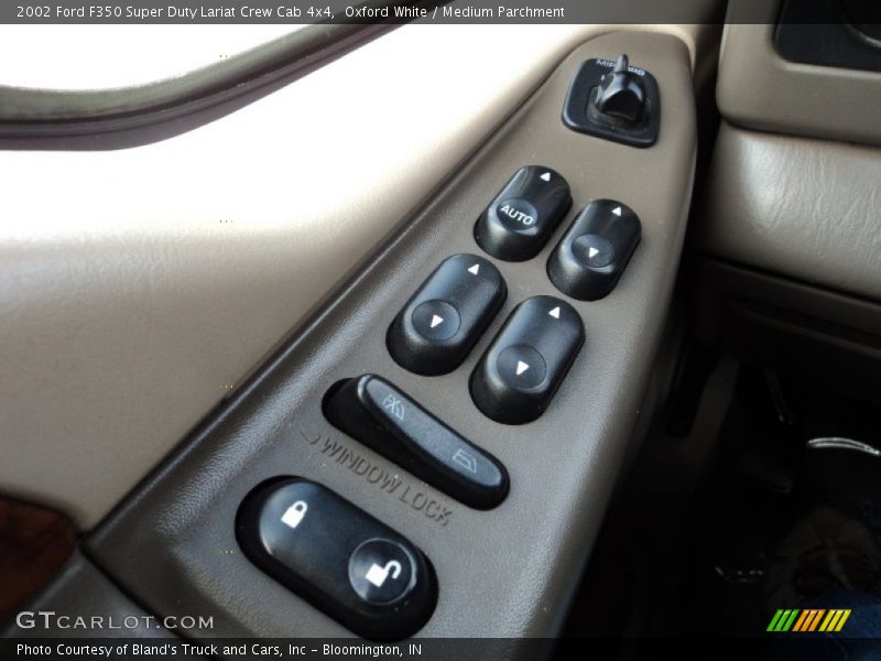 Oxford White / Medium Parchment 2002 Ford F350 Super Duty Lariat Crew Cab 4x4
