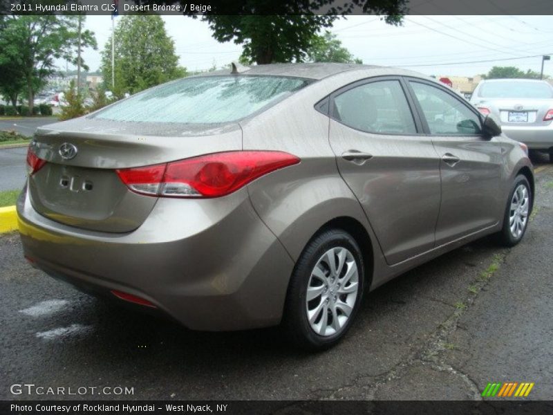 Desert Bronze / Beige 2011 Hyundai Elantra GLS