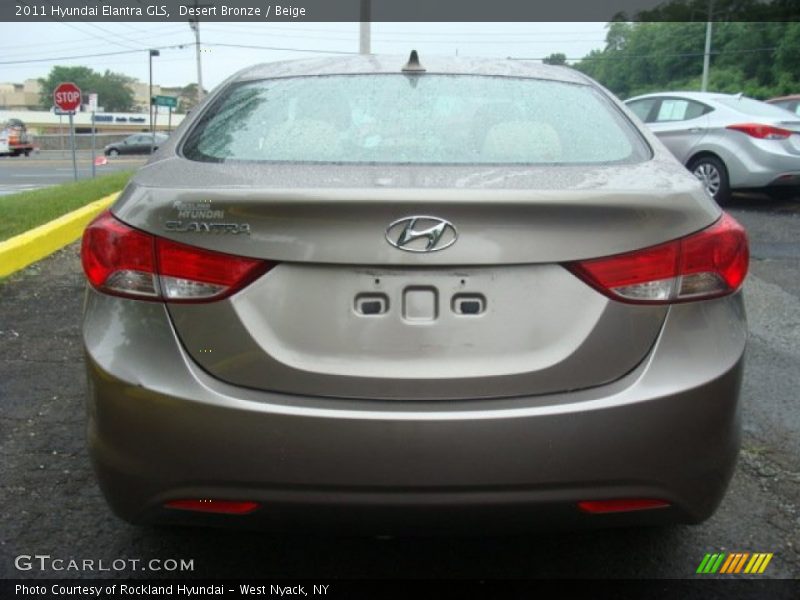 Desert Bronze / Beige 2011 Hyundai Elantra GLS