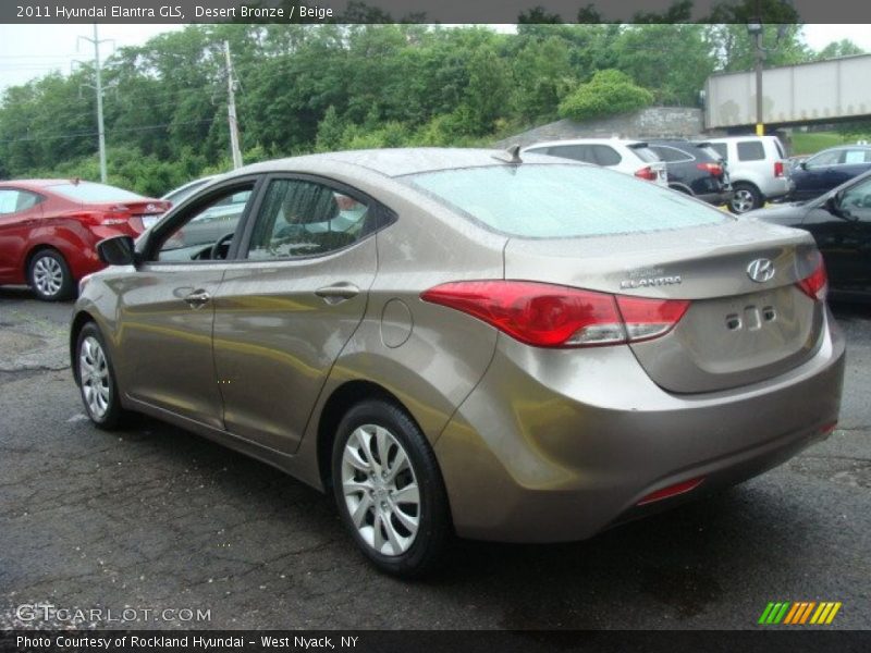 Desert Bronze / Beige 2011 Hyundai Elantra GLS