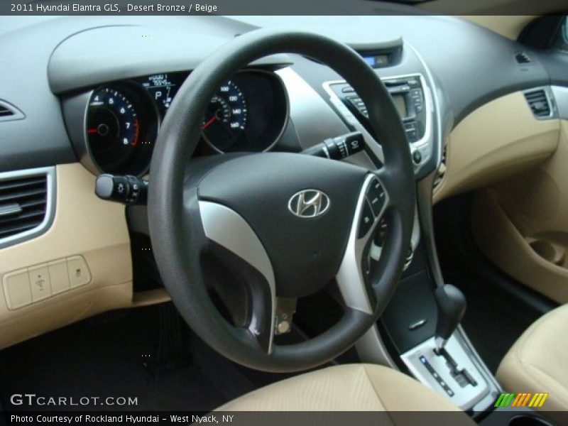 Desert Bronze / Beige 2011 Hyundai Elantra GLS
