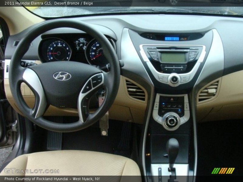 Desert Bronze / Beige 2011 Hyundai Elantra GLS