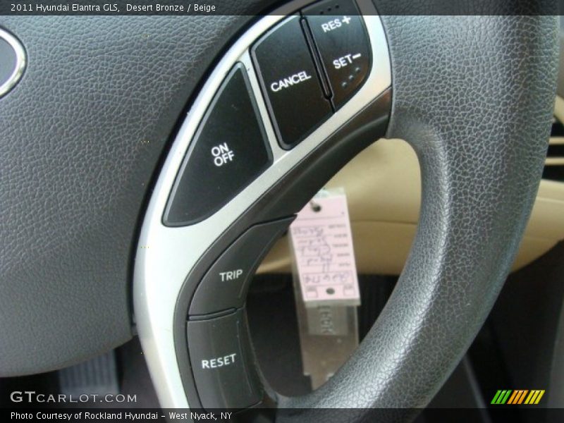Desert Bronze / Beige 2011 Hyundai Elantra GLS