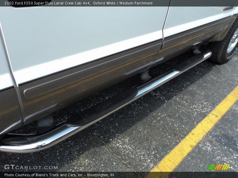 Oxford White / Medium Parchment 2002 Ford F350 Super Duty Lariat Crew Cab 4x4