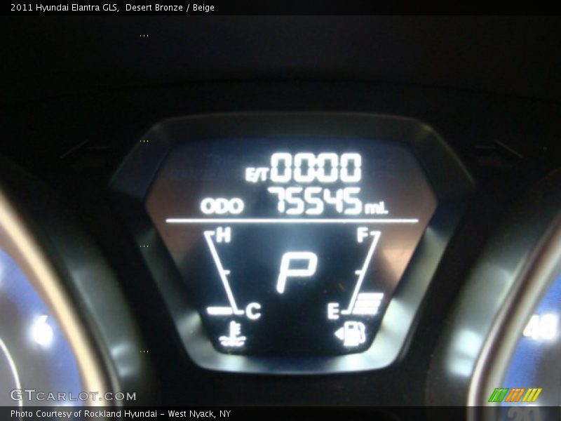 Desert Bronze / Beige 2011 Hyundai Elantra GLS