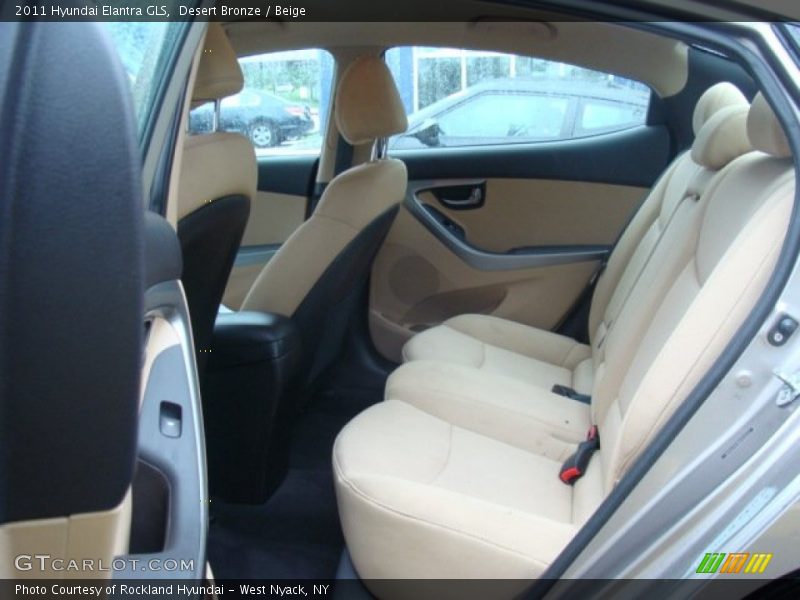 Desert Bronze / Beige 2011 Hyundai Elantra GLS