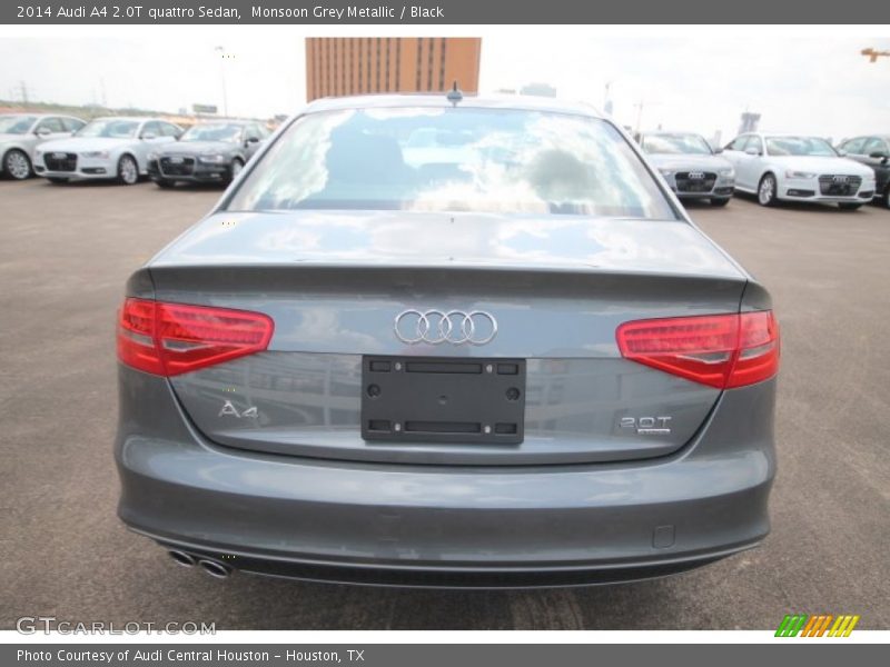 Monsoon Grey Metallic / Black 2014 Audi A4 2.0T quattro Sedan