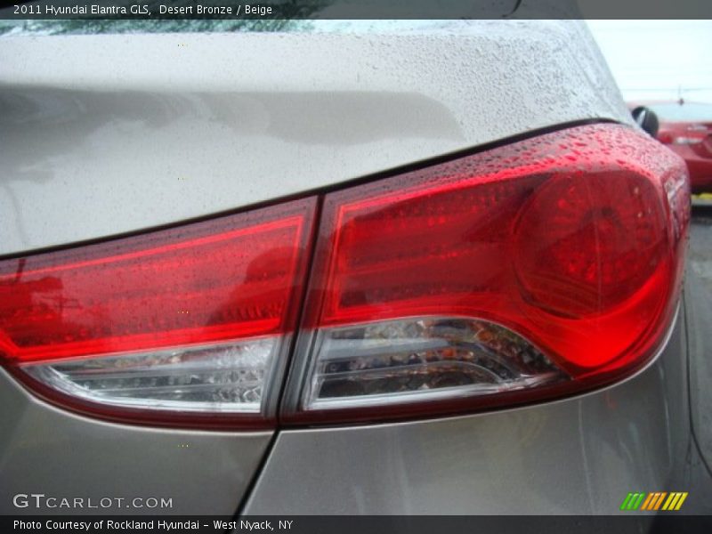 Desert Bronze / Beige 2011 Hyundai Elantra GLS