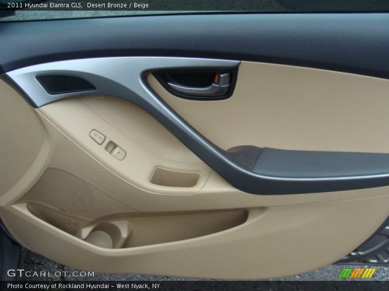 Desert Bronze / Beige 2011 Hyundai Elantra GLS