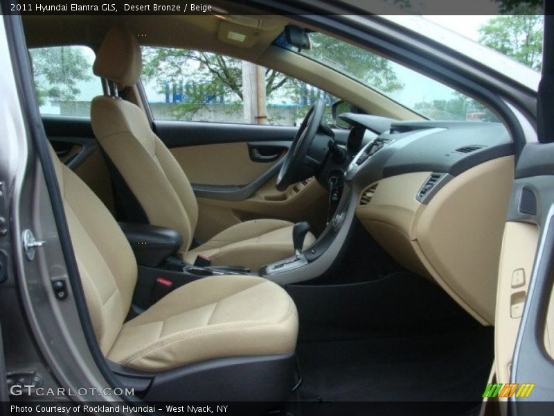 Desert Bronze / Beige 2011 Hyundai Elantra GLS