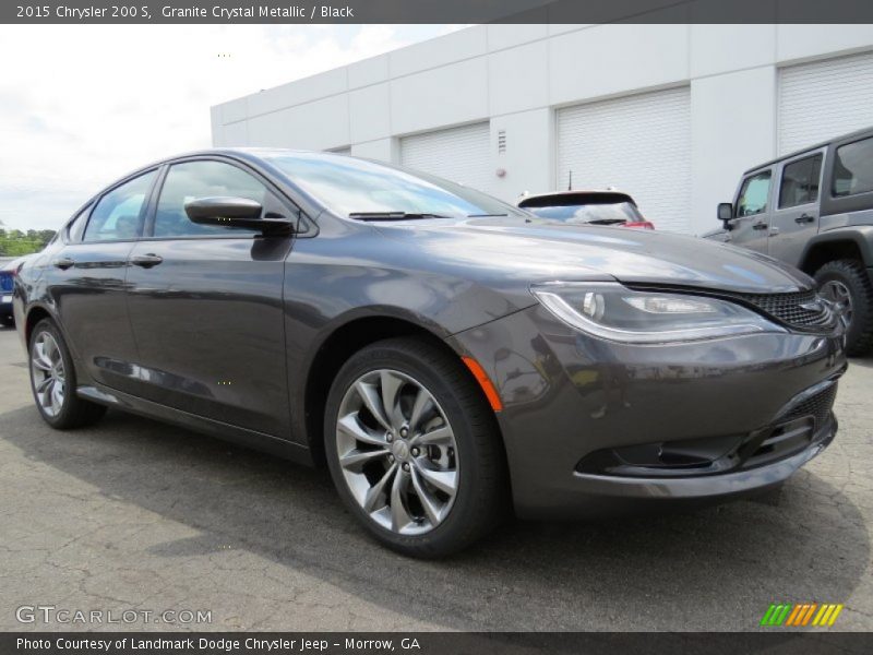 Granite Crystal Metallic / Black 2015 Chrysler 200 S