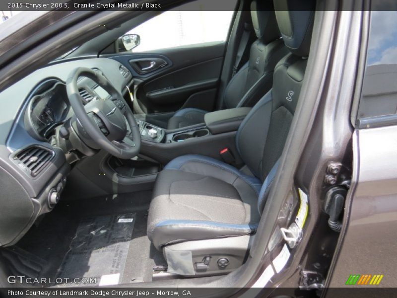 Granite Crystal Metallic / Black 2015 Chrysler 200 S