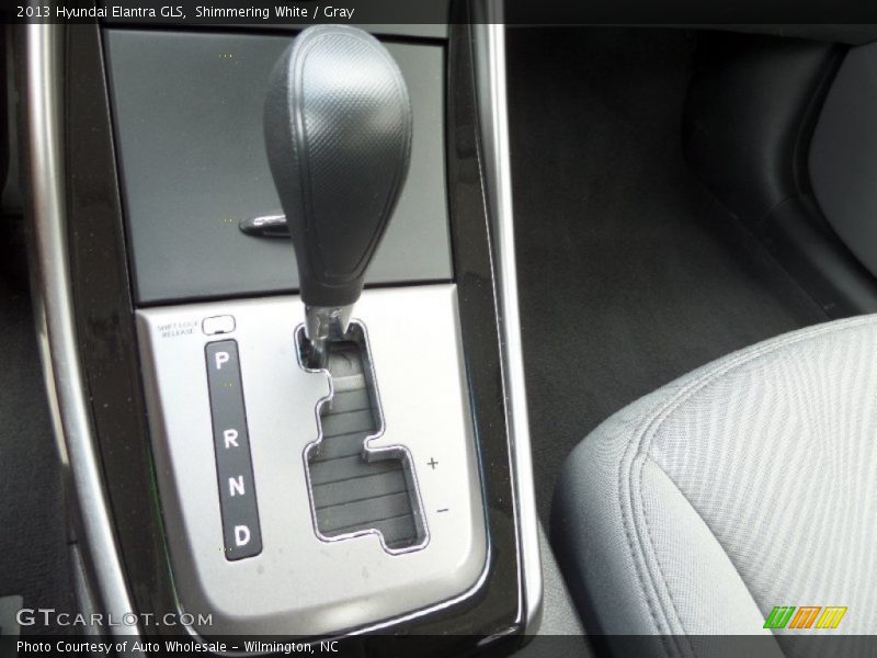Shimmering White / Gray 2013 Hyundai Elantra GLS