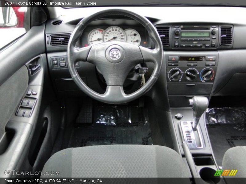 Dashboard of 2007 Corolla LE