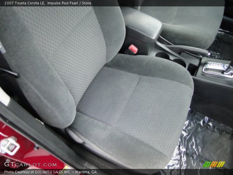 Impulse Red Pearl / Stone 2007 Toyota Corolla LE