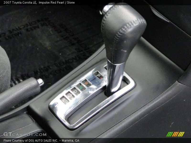  2007 Corolla LE 4 Speed Automatic Shifter