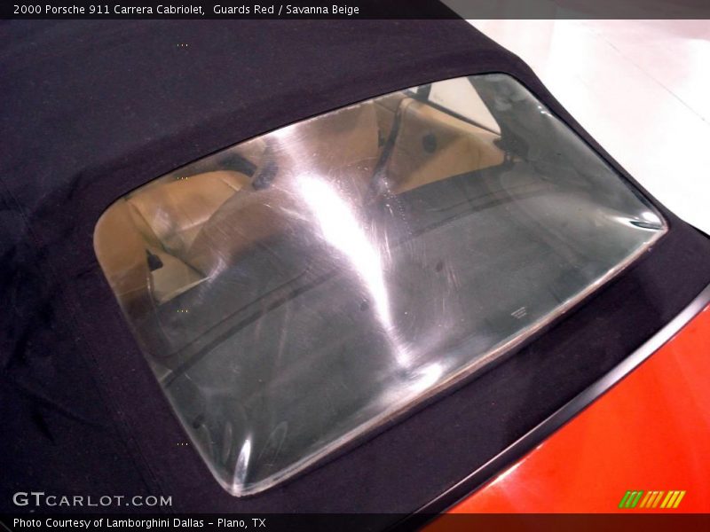 Guards Red / Savanna Beige 2000 Porsche 911 Carrera Cabriolet