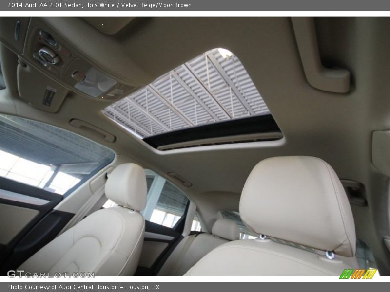 Ibis White / Velvet Beige/Moor Brown 2014 Audi A4 2.0T Sedan
