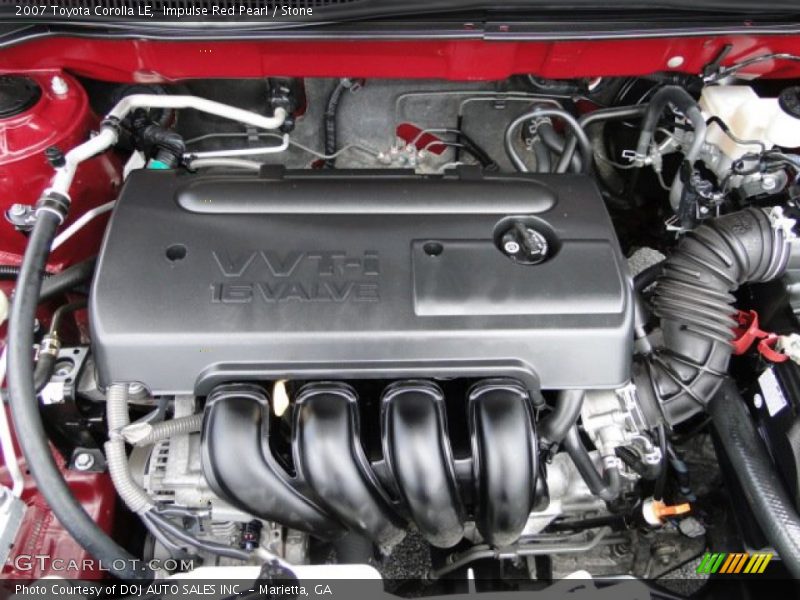  2007 Corolla LE Engine - 1.8L DOHC 16V VVT-i 4 Cylinder