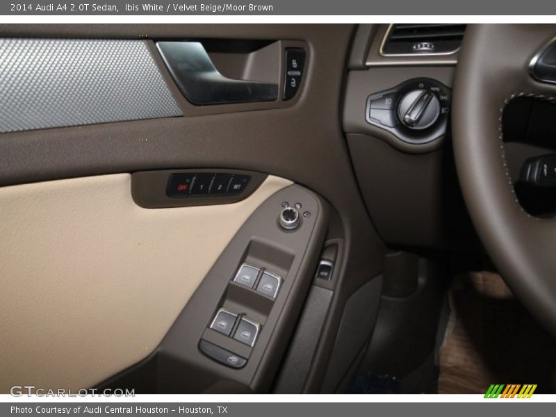 Ibis White / Velvet Beige/Moor Brown 2014 Audi A4 2.0T Sedan