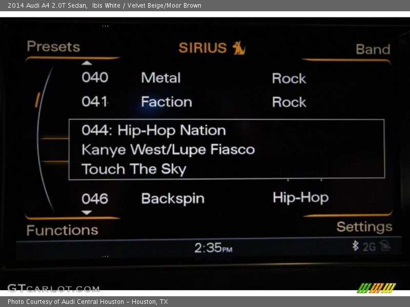 Ibis White / Velvet Beige/Moor Brown 2014 Audi A4 2.0T Sedan