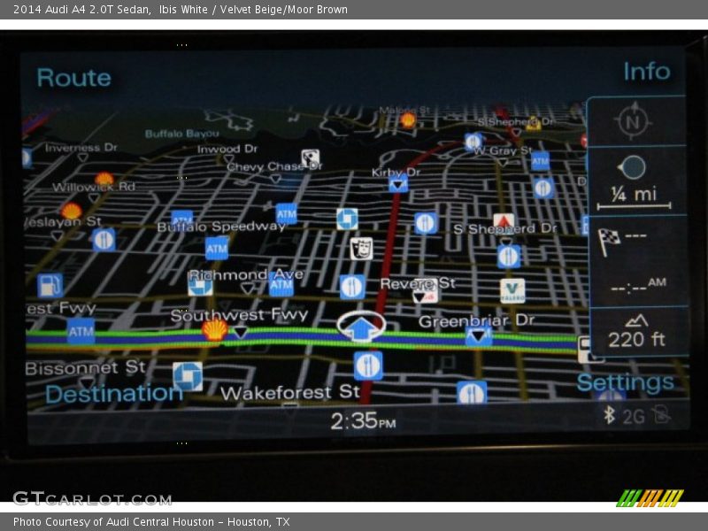 Ibis White / Velvet Beige/Moor Brown 2014 Audi A4 2.0T Sedan