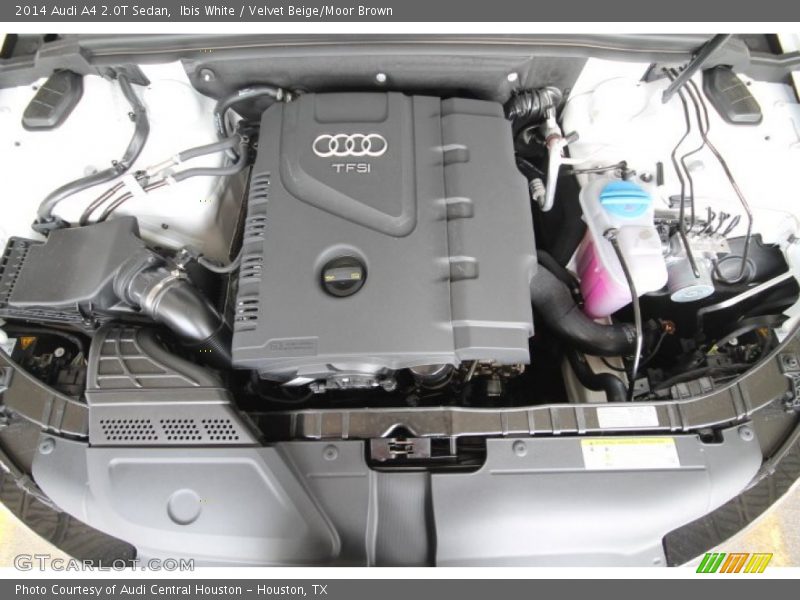 Ibis White / Velvet Beige/Moor Brown 2014 Audi A4 2.0T Sedan
