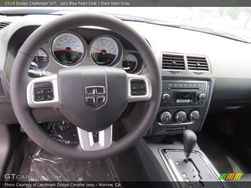 Jazz Blue Pearl Coat / Dark Slate Gray 2014 Dodge Challenger SXT