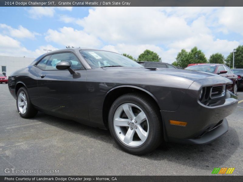 Granite Crystal Metallic / Dark Slate Gray 2014 Dodge Challenger SXT