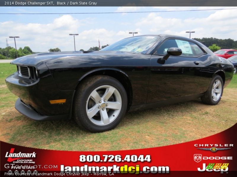 Black / Dark Slate Gray 2014 Dodge Challenger SXT