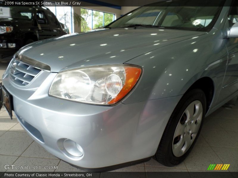 Ice Blue / Gray 2006 Kia Spectra SX Sedan