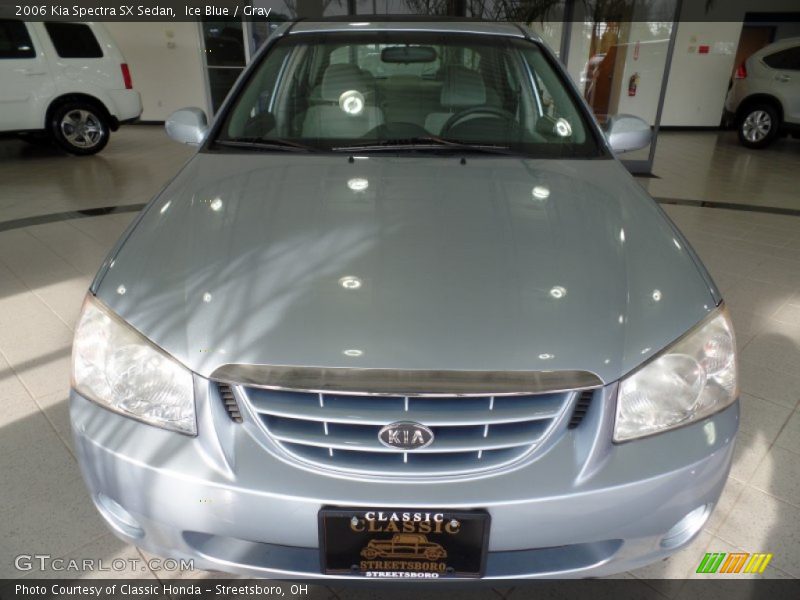 Ice Blue / Gray 2006 Kia Spectra SX Sedan