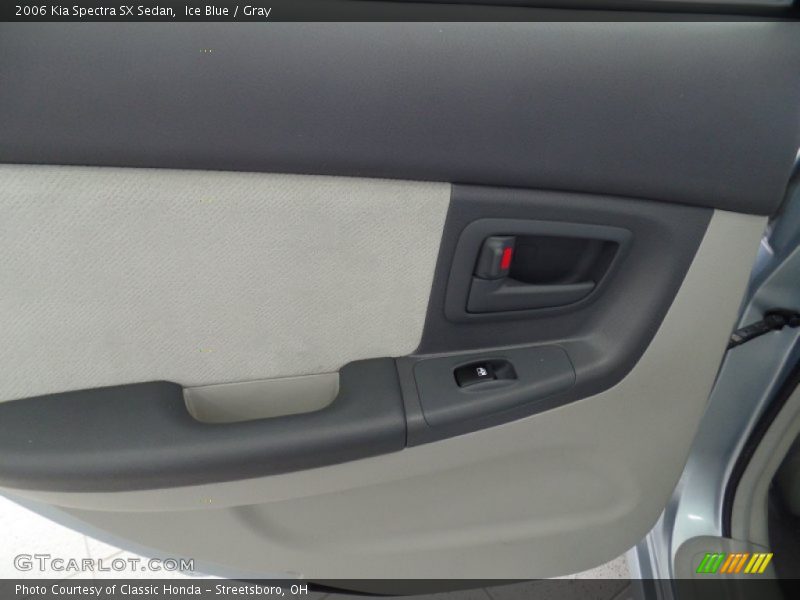 Ice Blue / Gray 2006 Kia Spectra SX Sedan