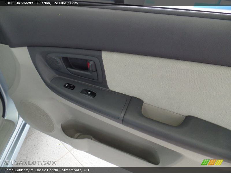 Ice Blue / Gray 2006 Kia Spectra SX Sedan