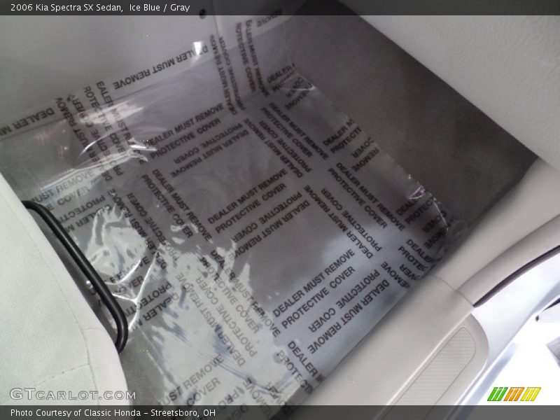 Ice Blue / Gray 2006 Kia Spectra SX Sedan